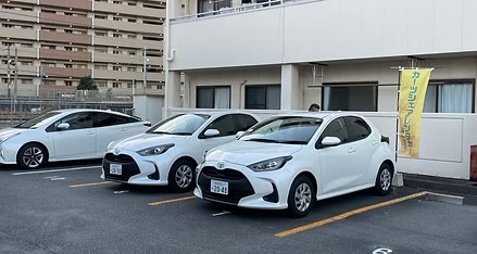 カーシェアを設置した様子